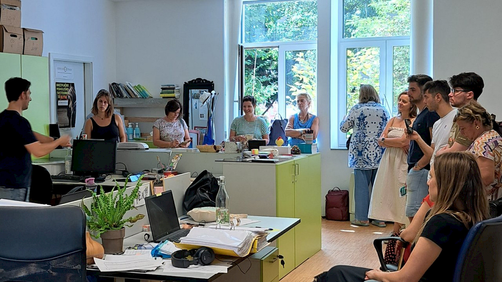 &Scaron;tudijski obisk Centra &Scaron;teker v okviru tečaja digitalne pismenosti