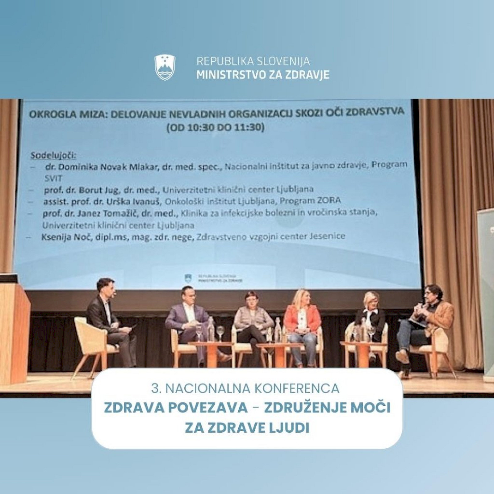 Center &Scaron;teker na 3. nacionalni konferenci Zdrava povezava